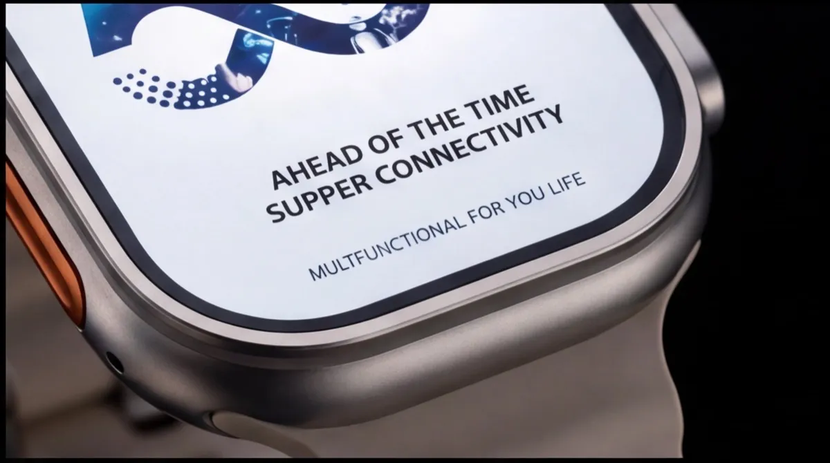 Close da tela e acabamento do Ultra 3 AI 5G